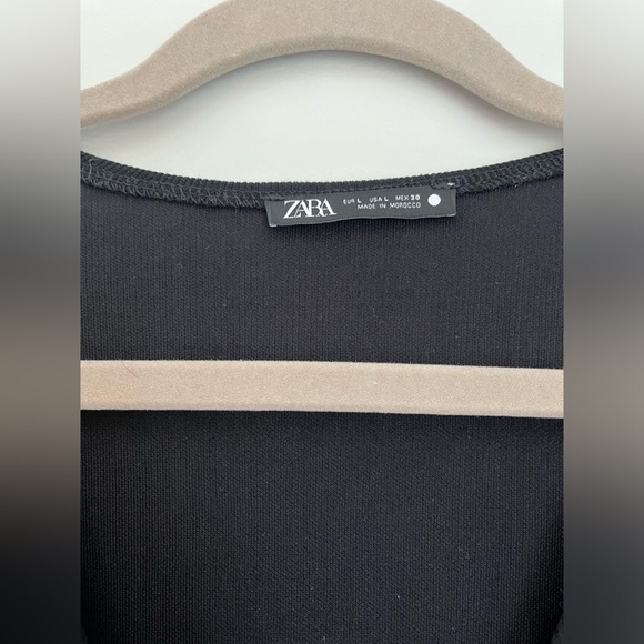 Zara Belted Midi Dress - Black - Picture 5 of 5